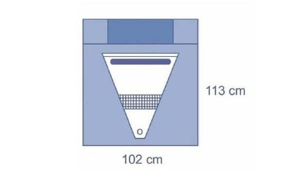 Op Underläggsduk Medline 102x113cm Steril Uppsamlingspåse