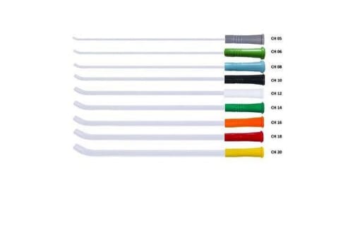 Sugkateter Böjd Ch 12 Längd 53 Cm Pvc-Fri