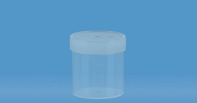 Bägare 250ml pp transparent skruvlock hdpe