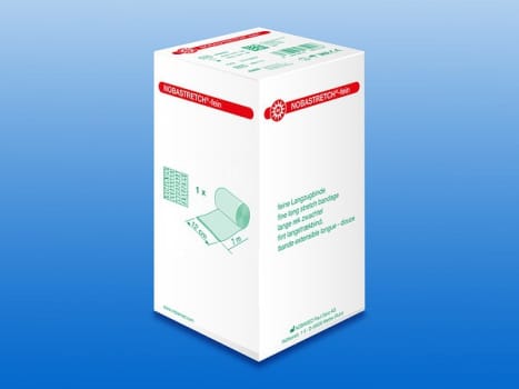 Kompressionsbinda Nobastretch Fin 12cmx7m Elast 170% tvättbar