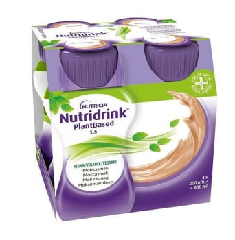 Nutridrink Plantbased Moccasmak, 4 x 200 ml Vnr 900846