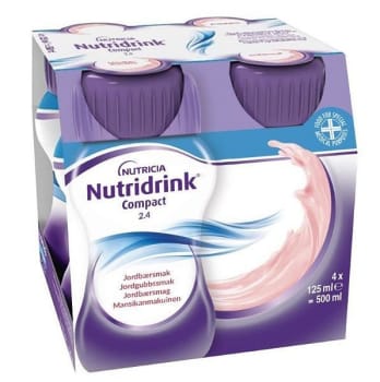 Nutridrink Compact Jordgubbsmak 4 x 125 ml Vnr 900832