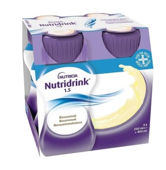 Nutridrink Banansmak, 4 x 200 ml Vnr 900824