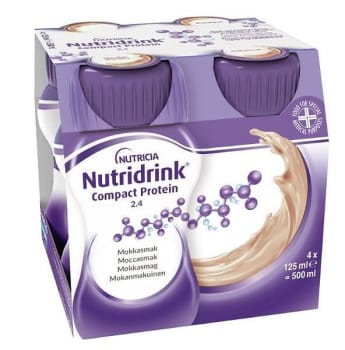 Nutridrink Compact Protein Moccasmak 4 x 125 ml Vnr 900836