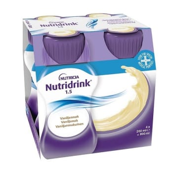 Nutridrink Vaniljsmak, 4 x 200 ml Vnr 900827