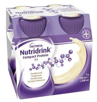 Nutridrink Compact Protein Vaniljsmak 4 x 125 ml Vnr 900840
