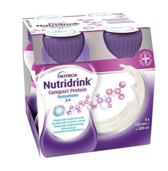 Nutridrink Compact ProteinSensationsSvalkande Kokos 4x125 ml Vnr900841