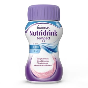 Nutridrink Compact Skogsbärssmak, 4 x 125 ml Vnr 900859