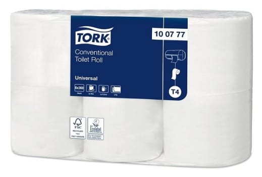Toalettpapper Tork Universal 45m T4 2-lag universal EU-Ecolabel