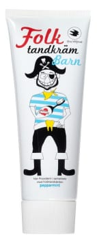 Folktandkräm fluor barn 75ml utan tillsatser mild smak