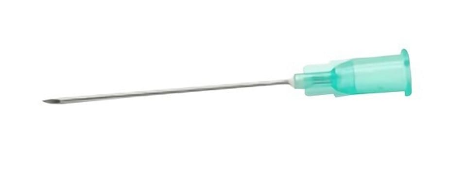 Injektionskanyl 21G Grön 0,8x25mm