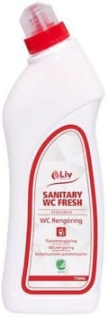 WC rengöring Sanitary Fresh 750ml parfymerad Svanenmärkt