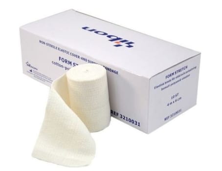 Stödbinda Form Stretch 6cmx4m Bomull 62%Polyamid 30% Elastan 8% steril