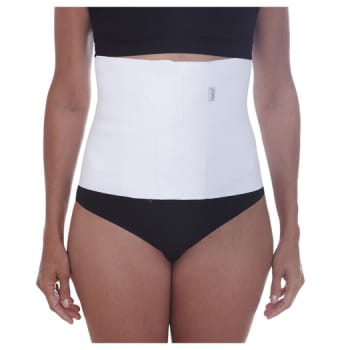 Maggördel lägre kompression Figur 25cm 3XL vit
