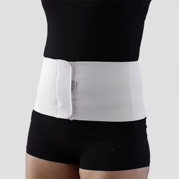 Maggördel lägre kompression Figur 16cm XL vit