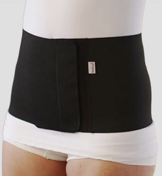 Maggördel lägre kompression Figur 20cm M svart
