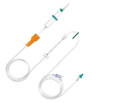 Aggregat till Infusomat Space, 300 cm gul