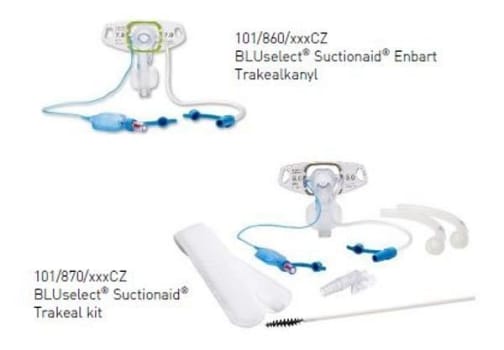 Trakealkanyl BLUselect Suctionaid trakealkanylkit stl 8,5