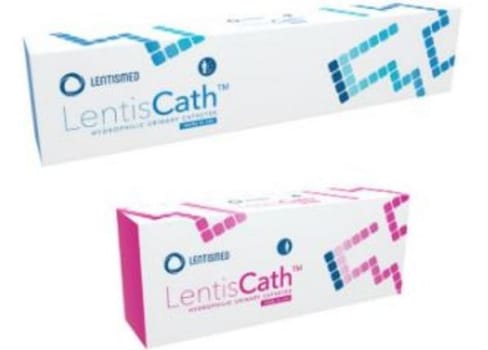 Tappningskateter LentisCath CH14 20cm Nelaton PVC-fri