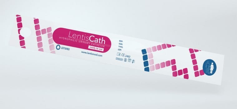 Tappningskateter LentisCath CH16 20cm Nelaton PVC-fri