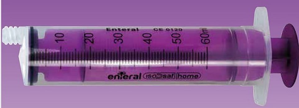 Enteral spruta ENFit engångs 60 ml, 50 stycken