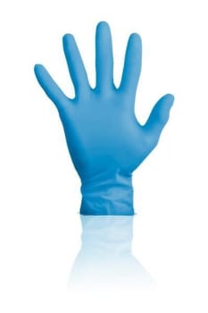 Handske undersök Klinion NEW Ultra Comfort M nitril puderfri blå