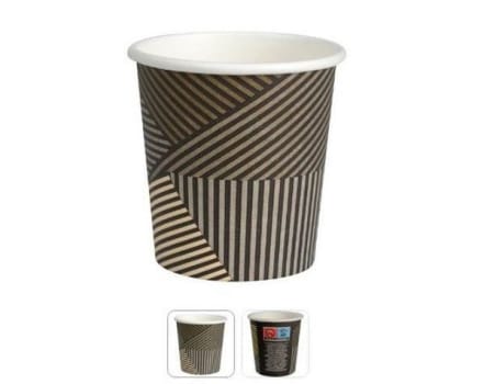 Kaffebägare vit 10cl single wall