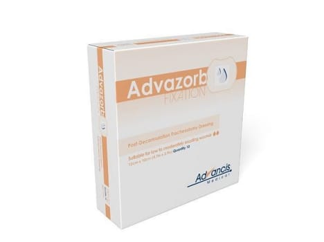 Trakealförband Advazorb 12x10cm Steril