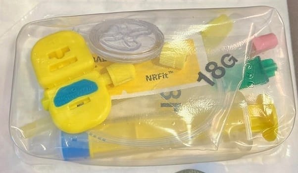 Nrfit Connector, Epidural Minipack 1 Pediatric 18g, 3 Closer Lateral Eye