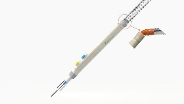 Diatermihandtag integrerat rökutsug, teleskopisk, 3,5 m slang, 3 m kabel, steril