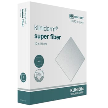 KLINION KLINIDERM SUPER FIBER 10X10CM
