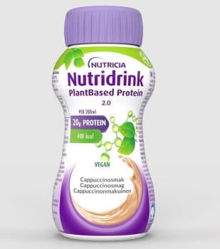 Nutridrink PlantBased Protein 2.0 4x200ml cappuccinosmak Vnr 900880
