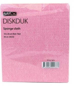 MAX Diskduk Röd 10-pack