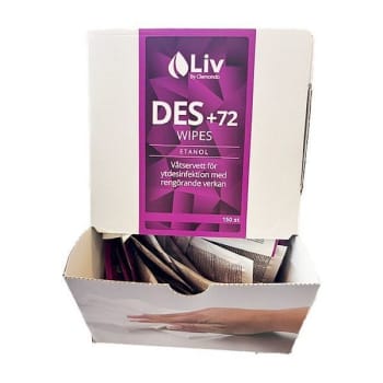 Ytdesinfektion Wipes LIV DES +72 18x21cm styckförp