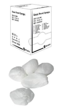 Rundtork Gasväv Steril 50mm 5-pack