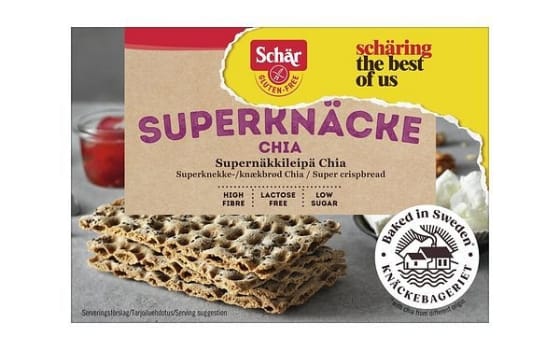 Schär Superknäcke Chia 140g Vnr 691099