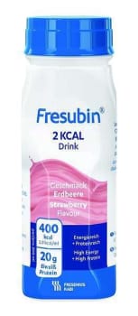 Fresubin 2 Kcal Drink Jordgubb 4x200ml Vnr 849383