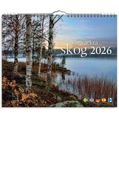 Väggkalender Vår vackra skog 2026 300x240mm