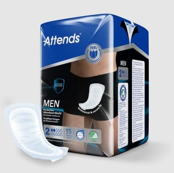 Inko skydd Attends Men 2, 31 cm. ABS ISO 337 ml