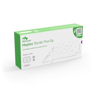 Mepilex border post-op 10x20cm steril stl dyna 4,5x14,5cm