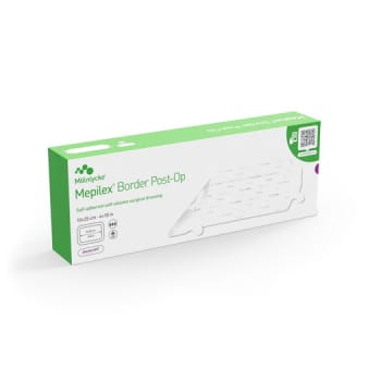 Mepilex border post-op 10x25cm steril stl dyna 4,5x19,5cm