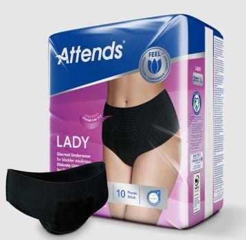 Inko skydd Attends Lady Discreet Underwear 3 L ABS ISO 999 ml