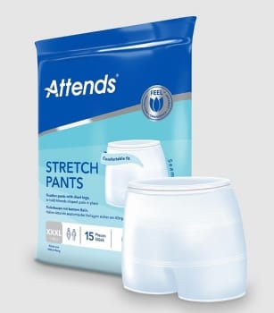 Fixeringsbyxa med ben XXXL Attends Stretch Pants. Höft > 130 cm