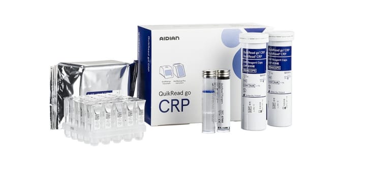 Kit Quikread Go Crp Med Kapillärrör Och Pistonger 50-pack
