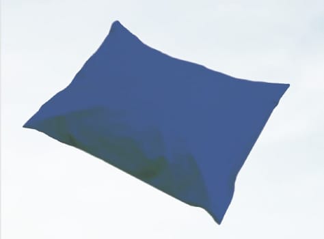 RX Kuddöverdrag 50x70cm blå polyureutanväv vätsketät