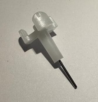 Droppstift till vakuumrör