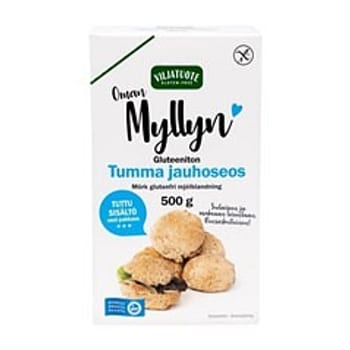 Viljatuote glutenfri mörk mjölmix (baserad på Bovetemjöl) 500g