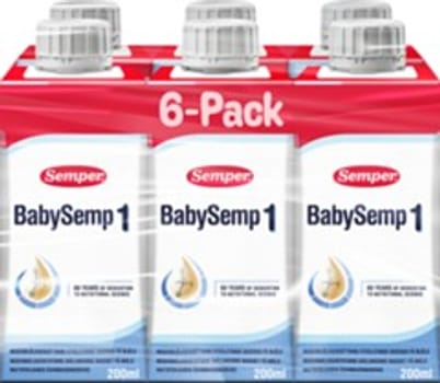 Baby Semp 1, Drickfärdig, 6x200ml