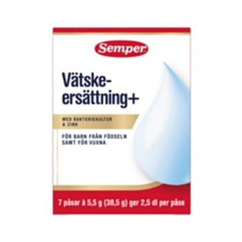 Semper Vätskeersättning Med Bakteriekultur 7x5,5gram Vnr 210604
