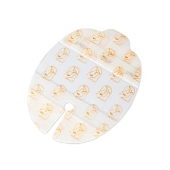 Kliniderm film I.V, oval, CVC slits, steril, 10 cm x 12 cm